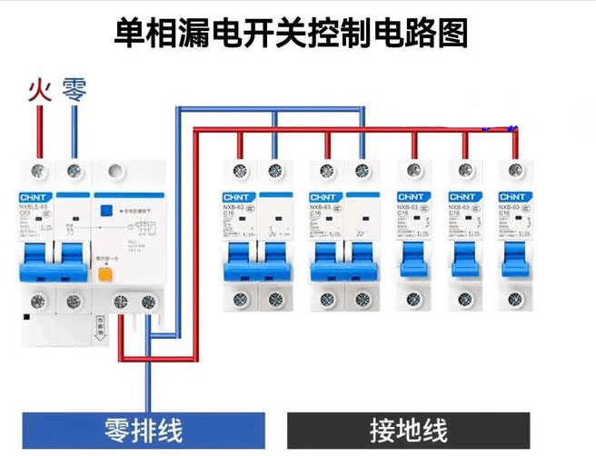 三相四線制電路中可以使用單相漏電保護器嗎？